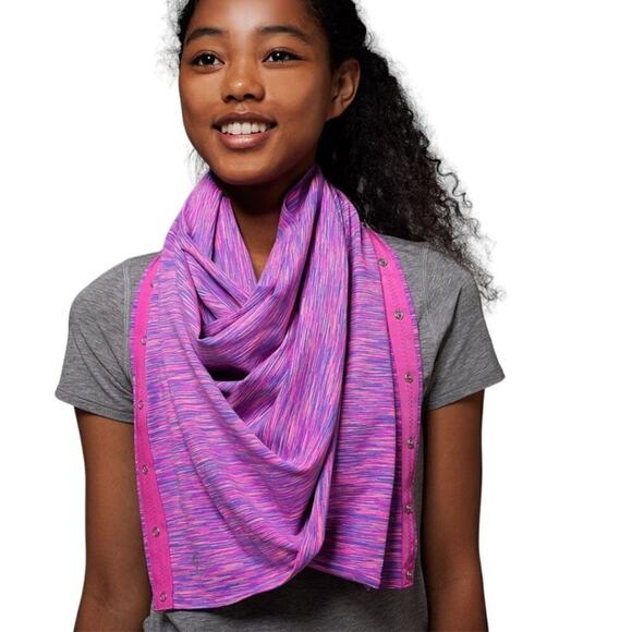 Ivivva Power Purple & Flash Light Space-Dye Village Chill Scarf - Picture 1 of 7